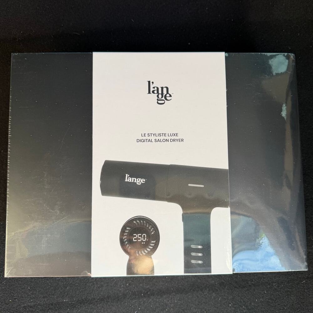 L'ange Le Styliste Luxe Digital Salon Hair Dryer Black New Sealed Box Wear